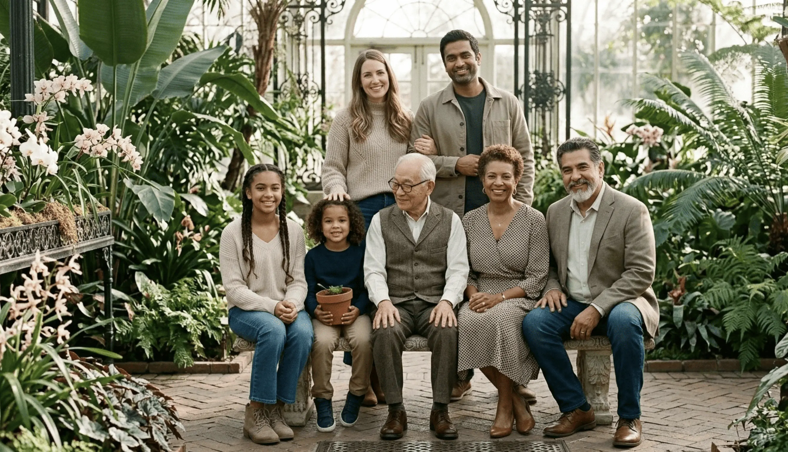 A bright greenhouse scene used as a cinematic product-style thumbnail