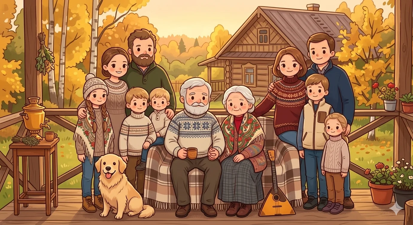 A cabin portrait with soft daylight used as a studio close-up thumbnail